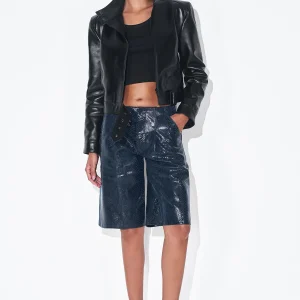 Cherie Cobra Leather Short