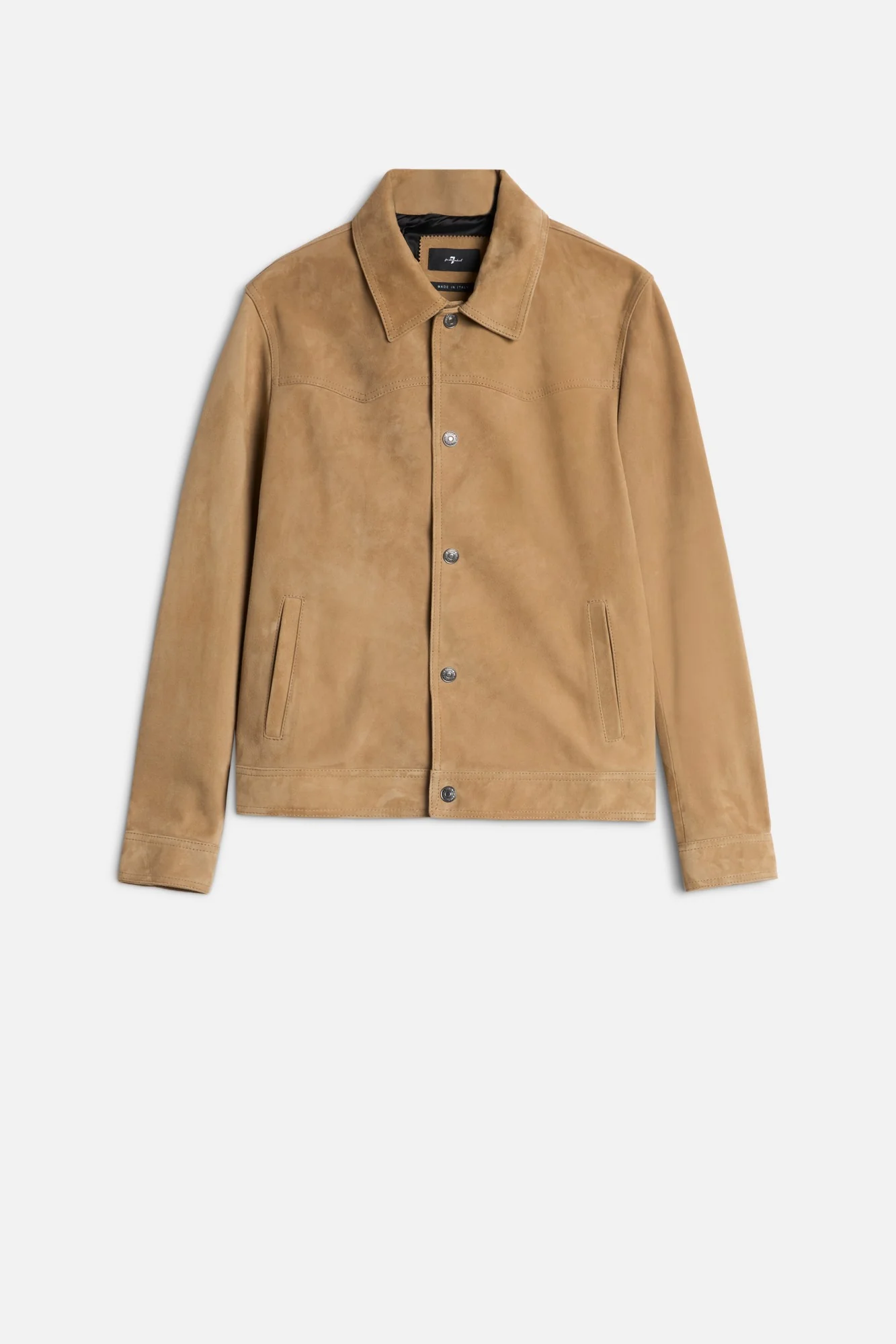 Suede Western Jacket in Bamboo