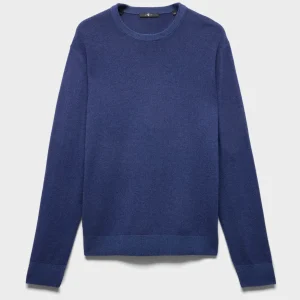 CREWNECK SWEATER in Wool Lapis