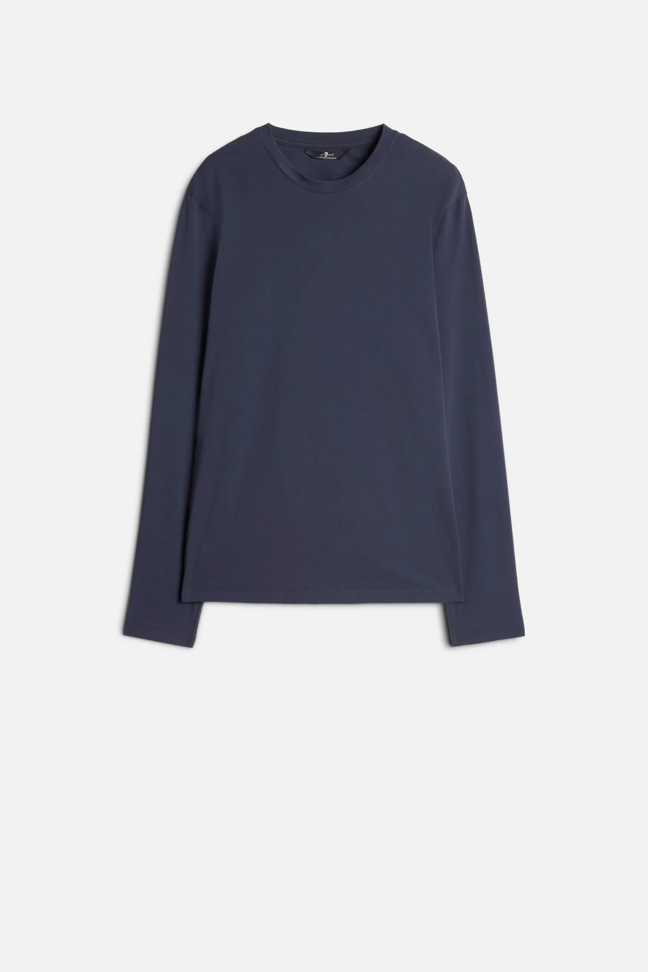 Luxe Performance Long Sleeve Tee in Navy