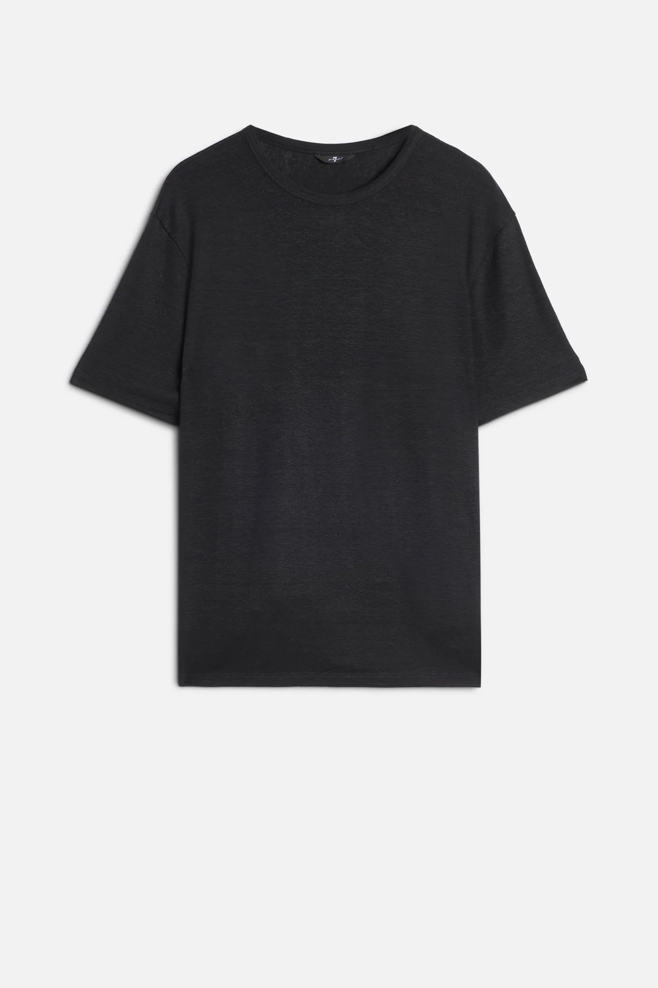 Linen Tee in Black