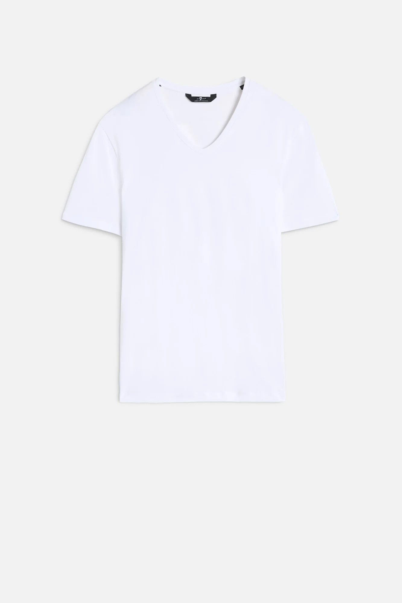 Luxe Performance V-Neck Tee in White