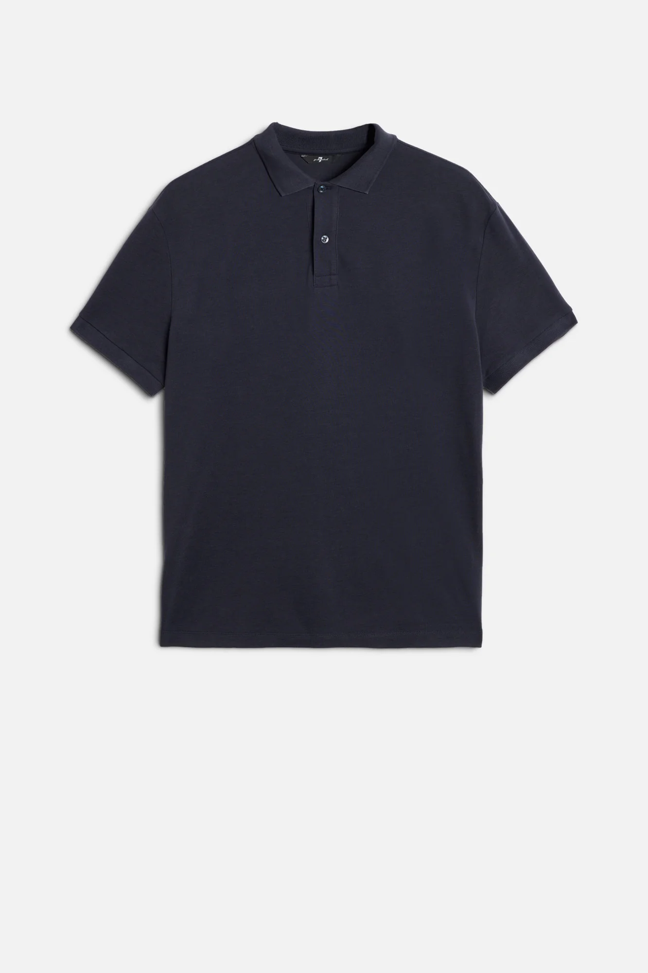 SHORT SLEEVE POLO in Lyocell Navy