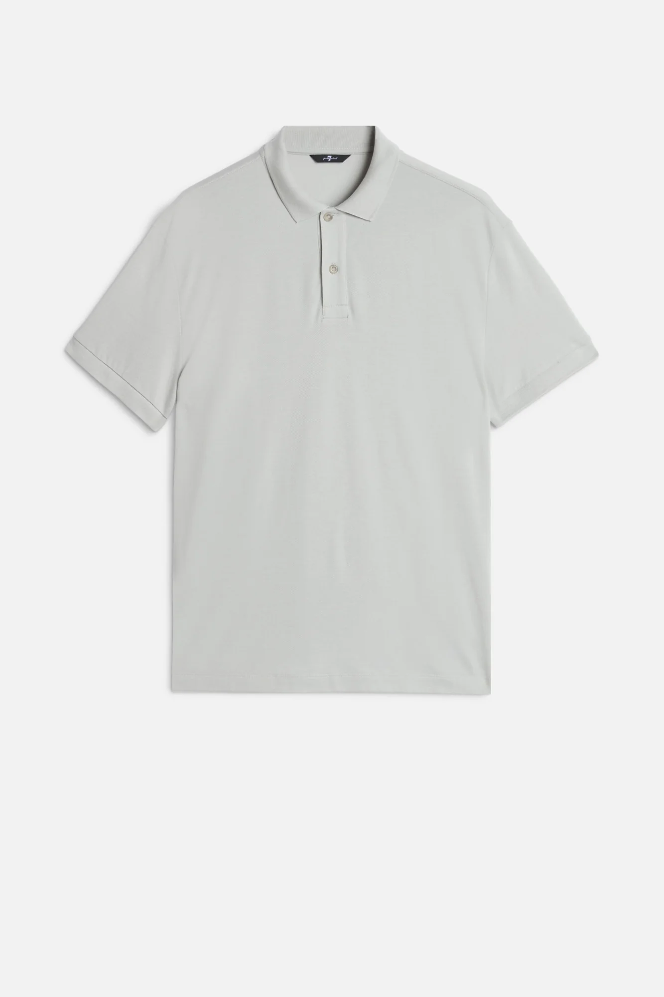 SHORT SLEEVE POLO in Lyocell Dusty Blue
