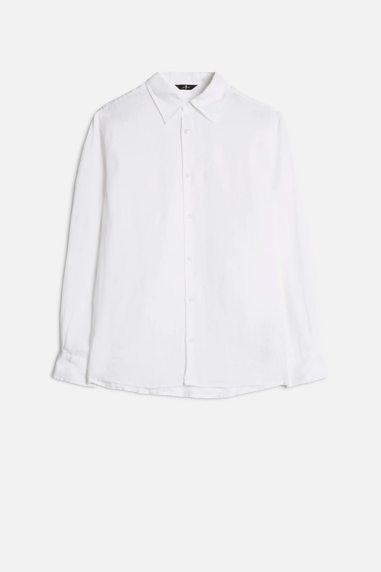 Classic Linen Button Up Shirt in White