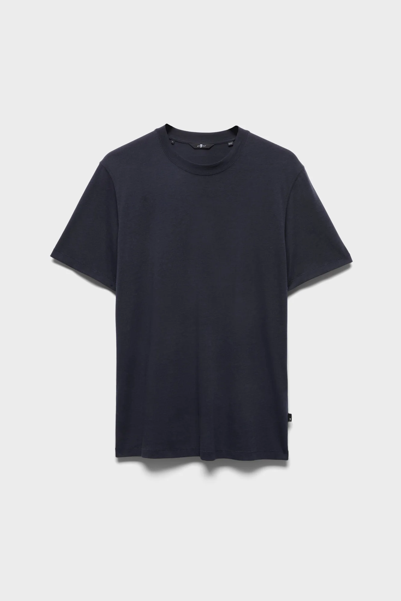 Lyocell Crewneck Tee in Navy