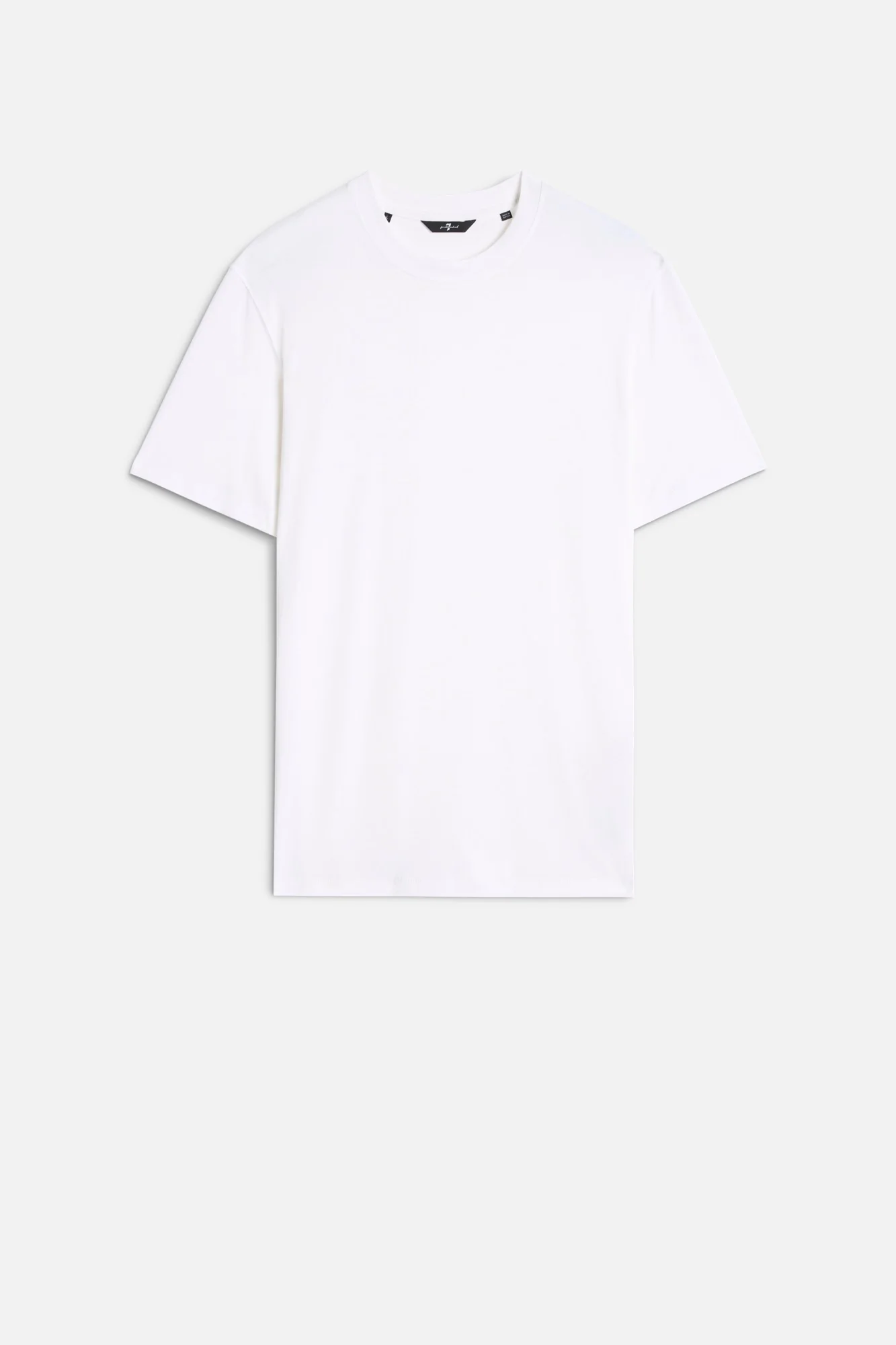 Lyocell Crewneck Tee in White