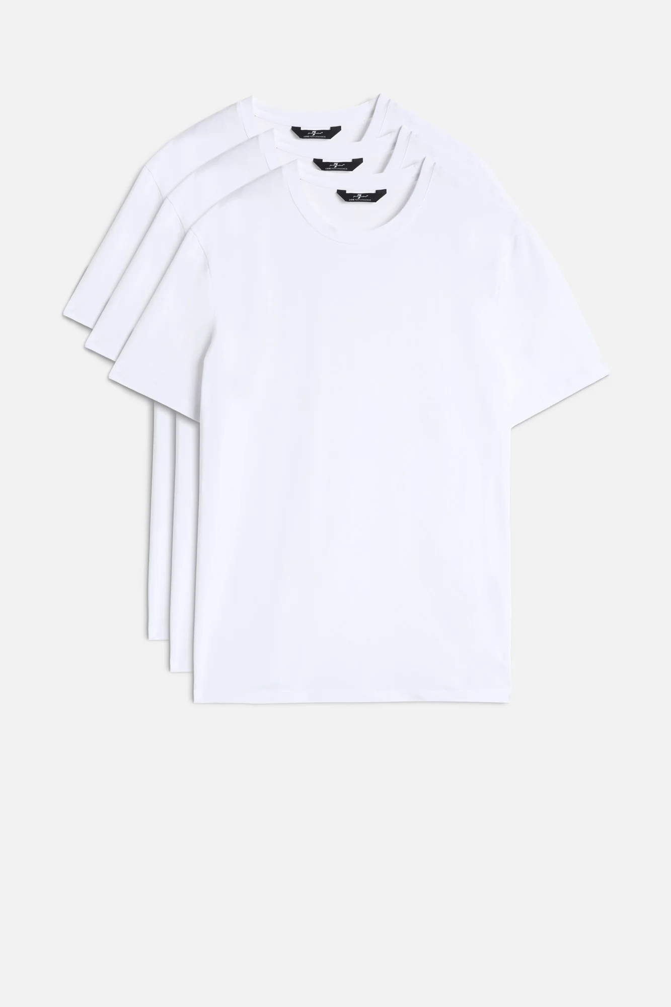 3 Pack Luxe Performance Tees in White