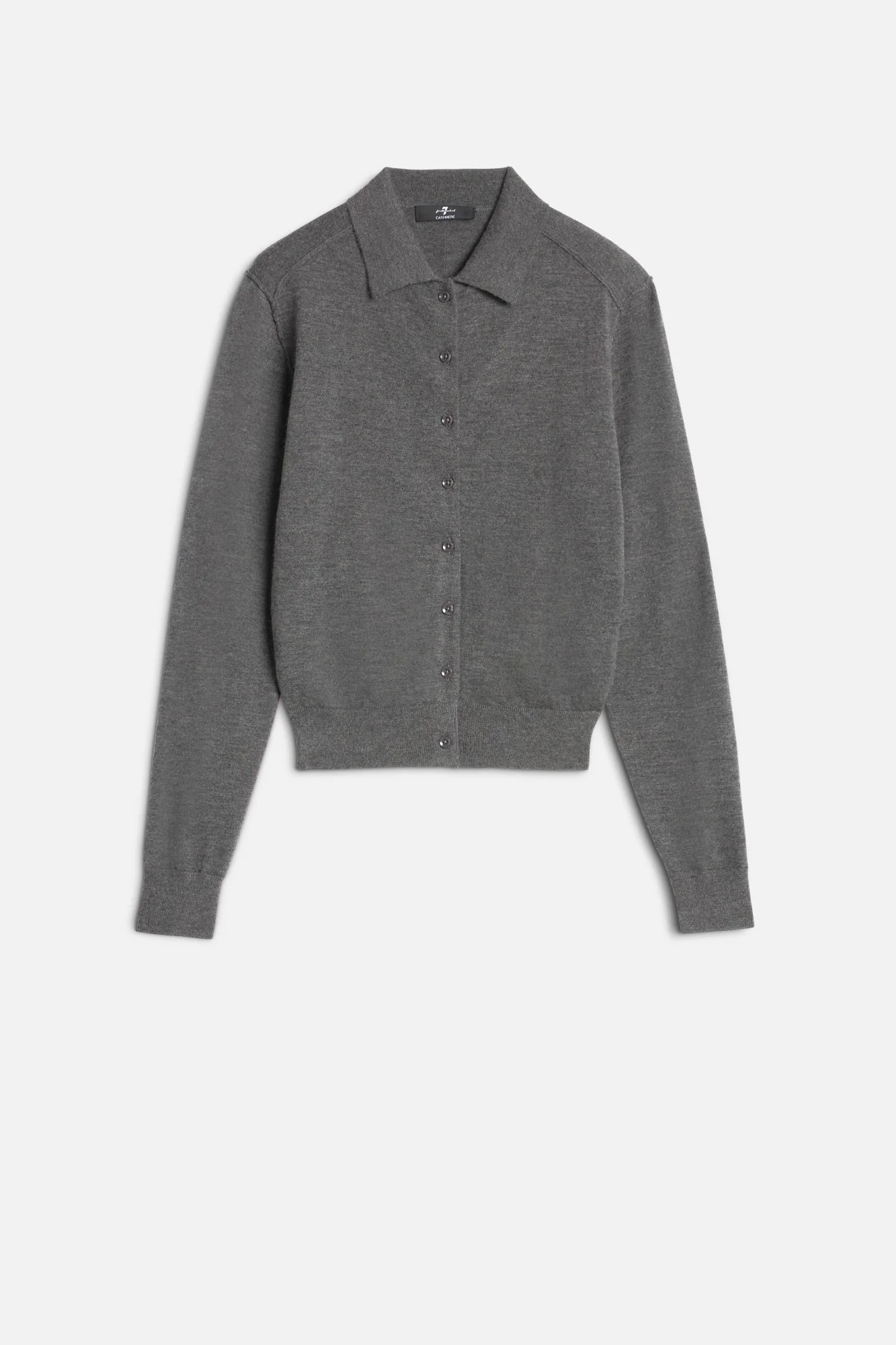 Cashmere Polo Cardigan in Korat