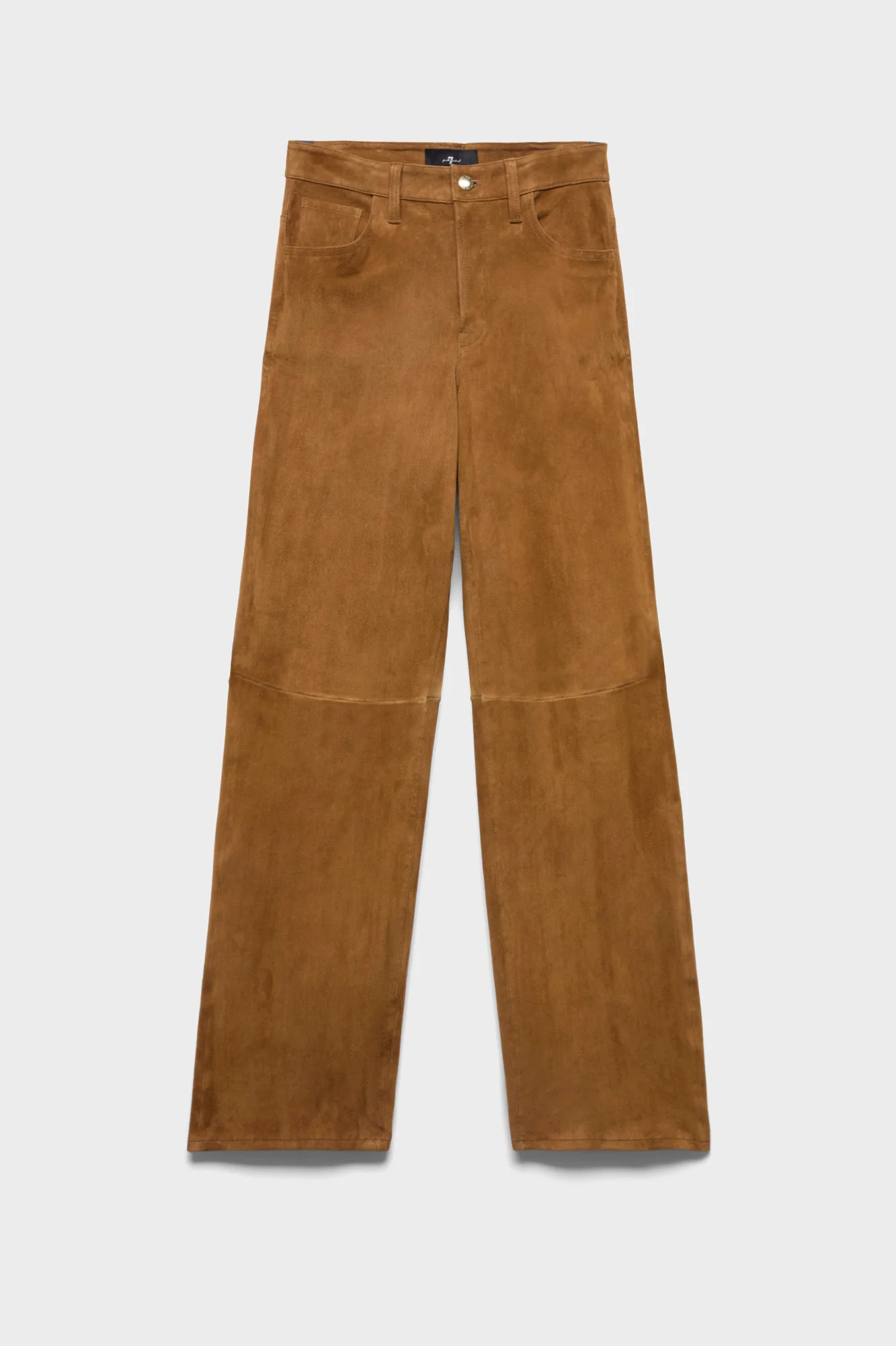 STOVEPIPE STRAIGHT in Suede Cognac