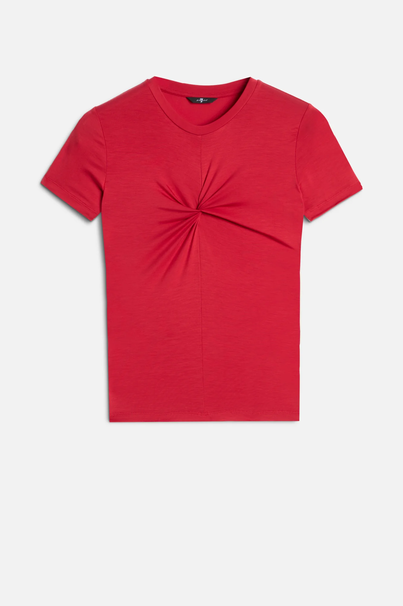 TWISTED TEE in Lyocell Firey Red