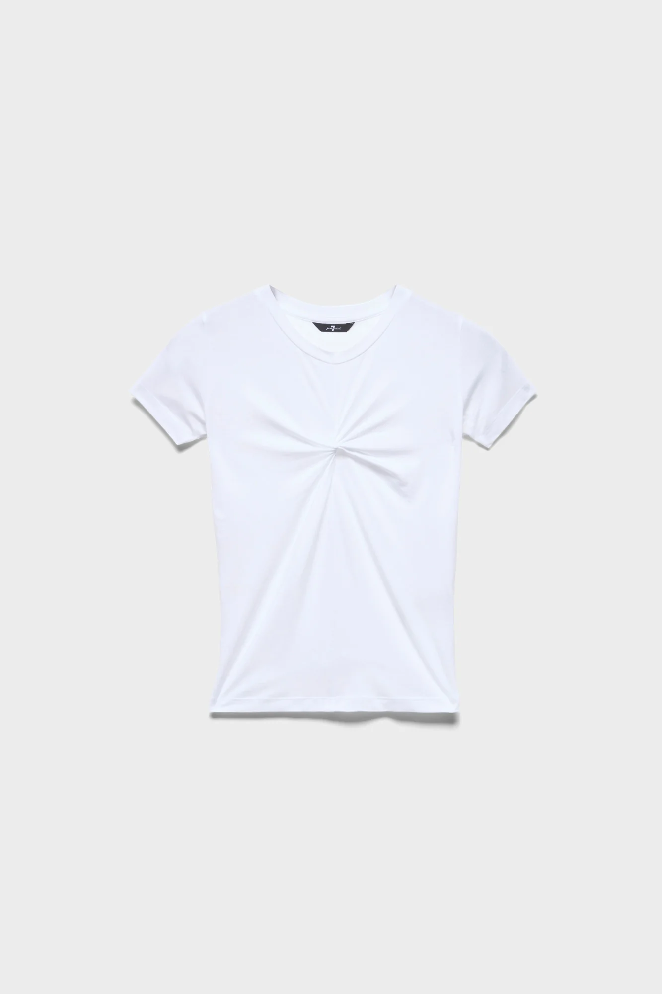 TWISTED TEE in Lyocell Optical White
