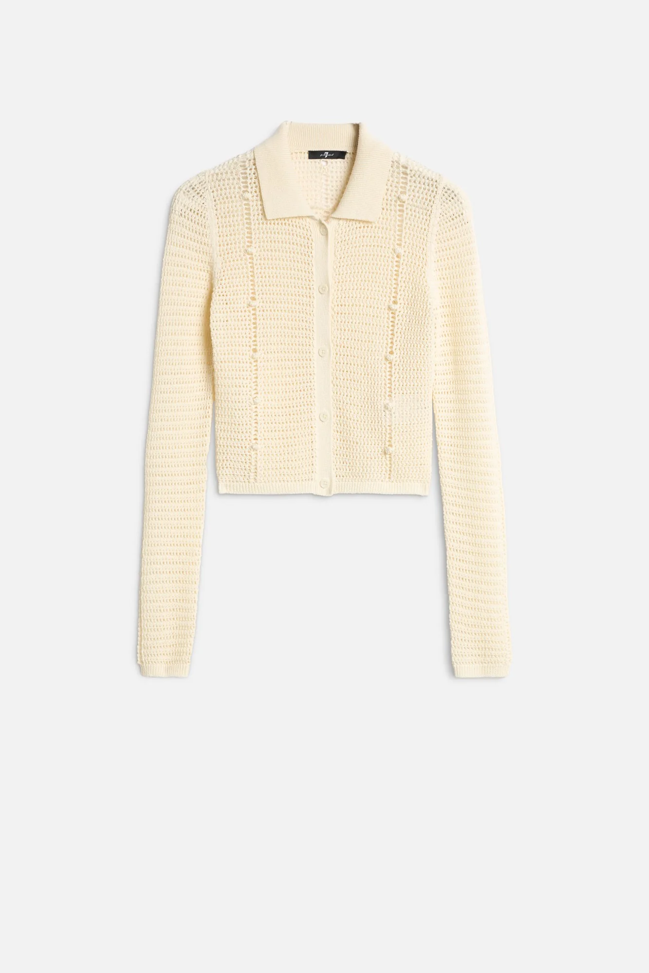 BOBBLE CARDIGAN in Ecru