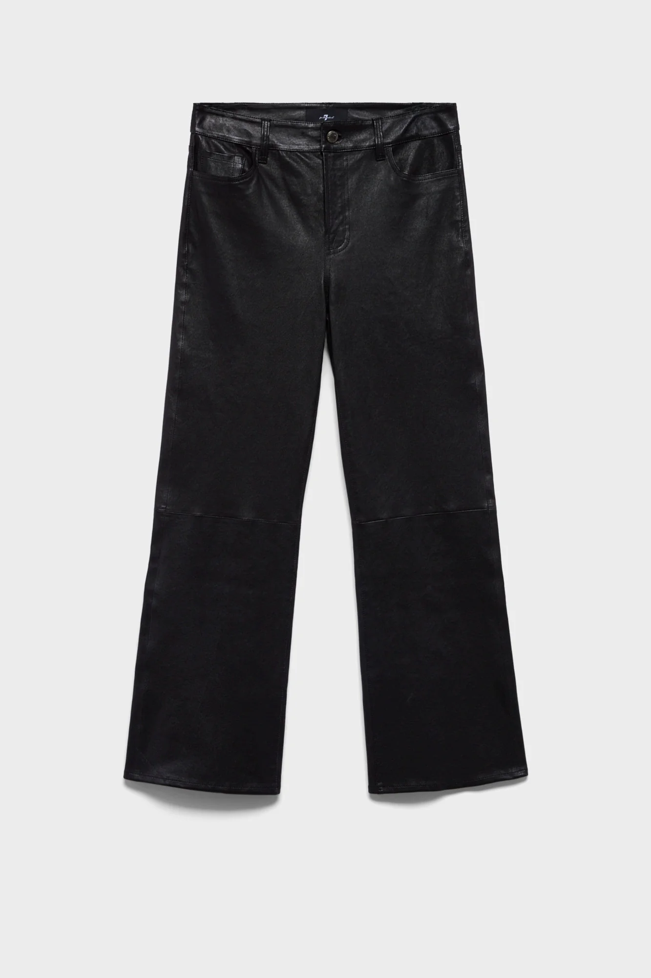 CROPPED BOOT in Leather Black