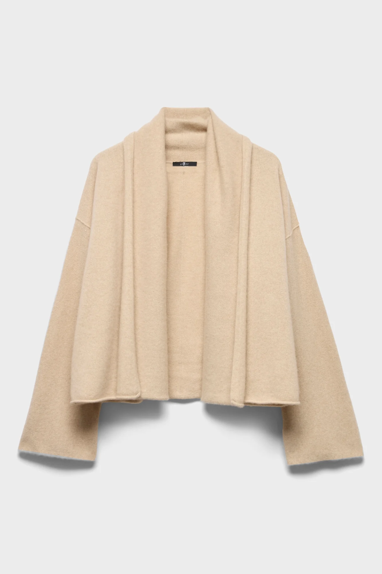 SHAWL CARDIGAN in Cashmere Birch