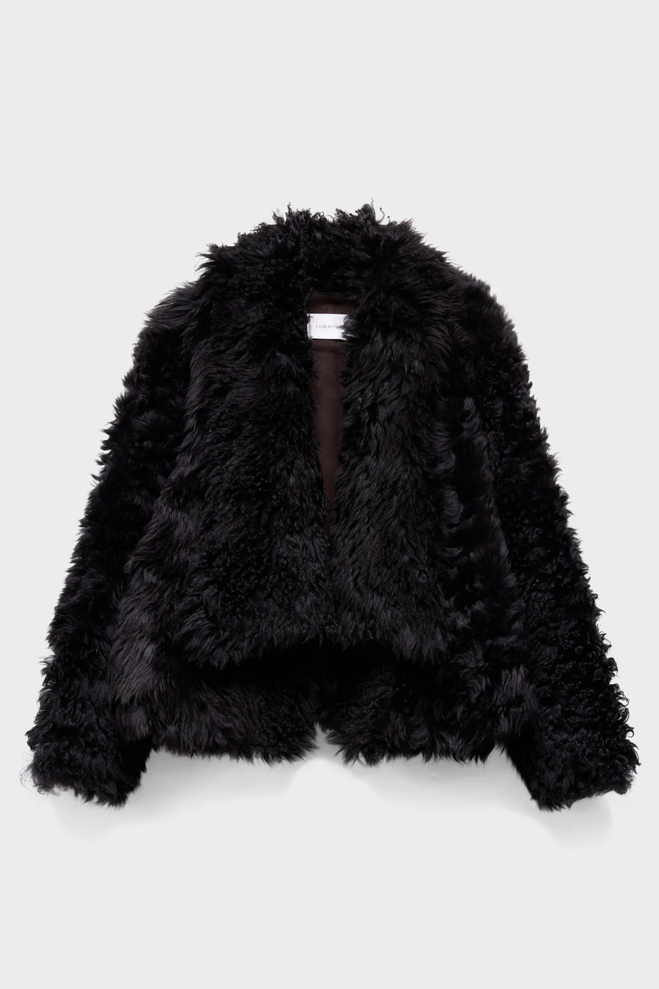 SHEARLING JACKET in Leather Sable