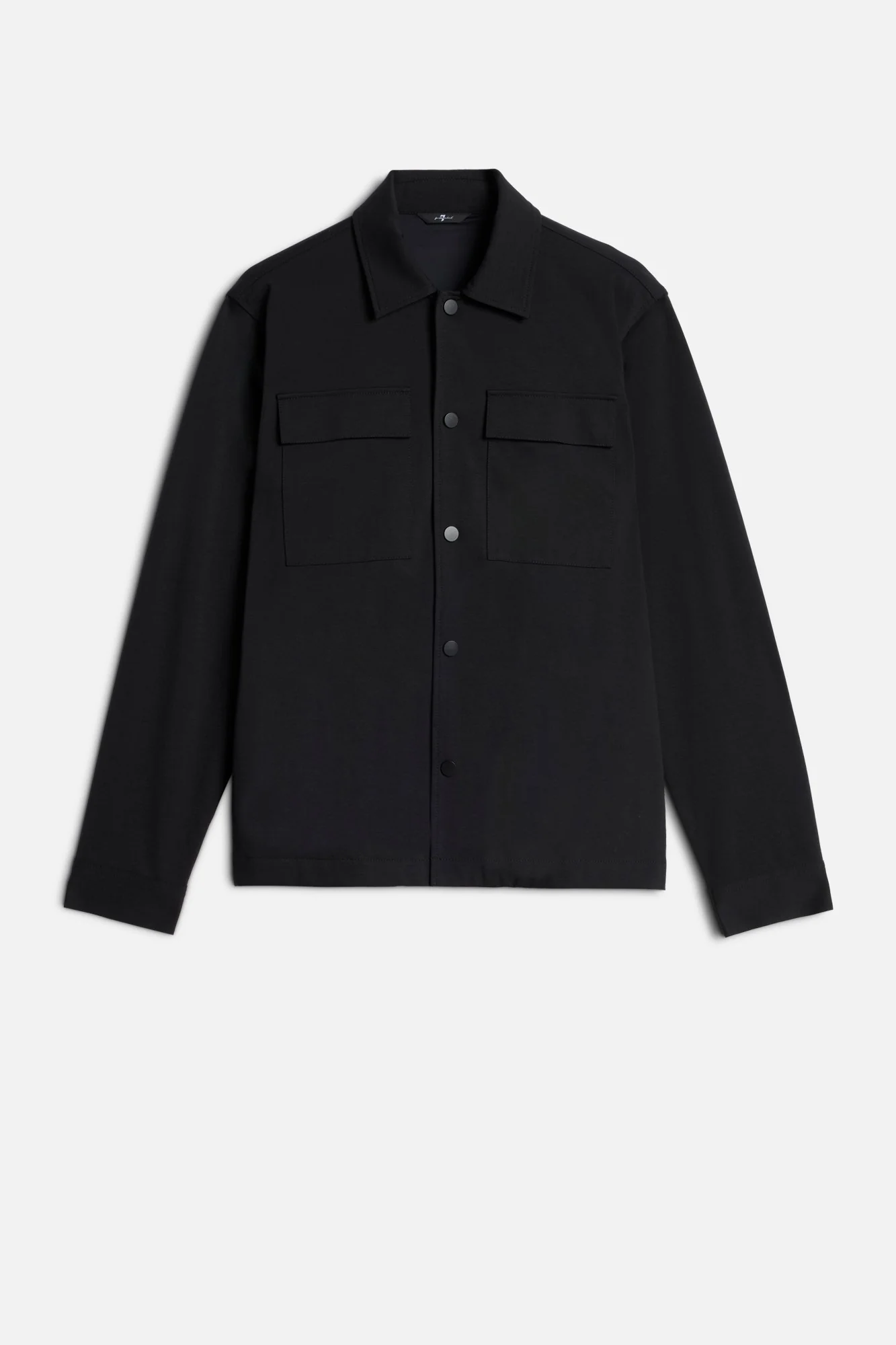 OVERSHIRT in Luxe Performance Knit Black