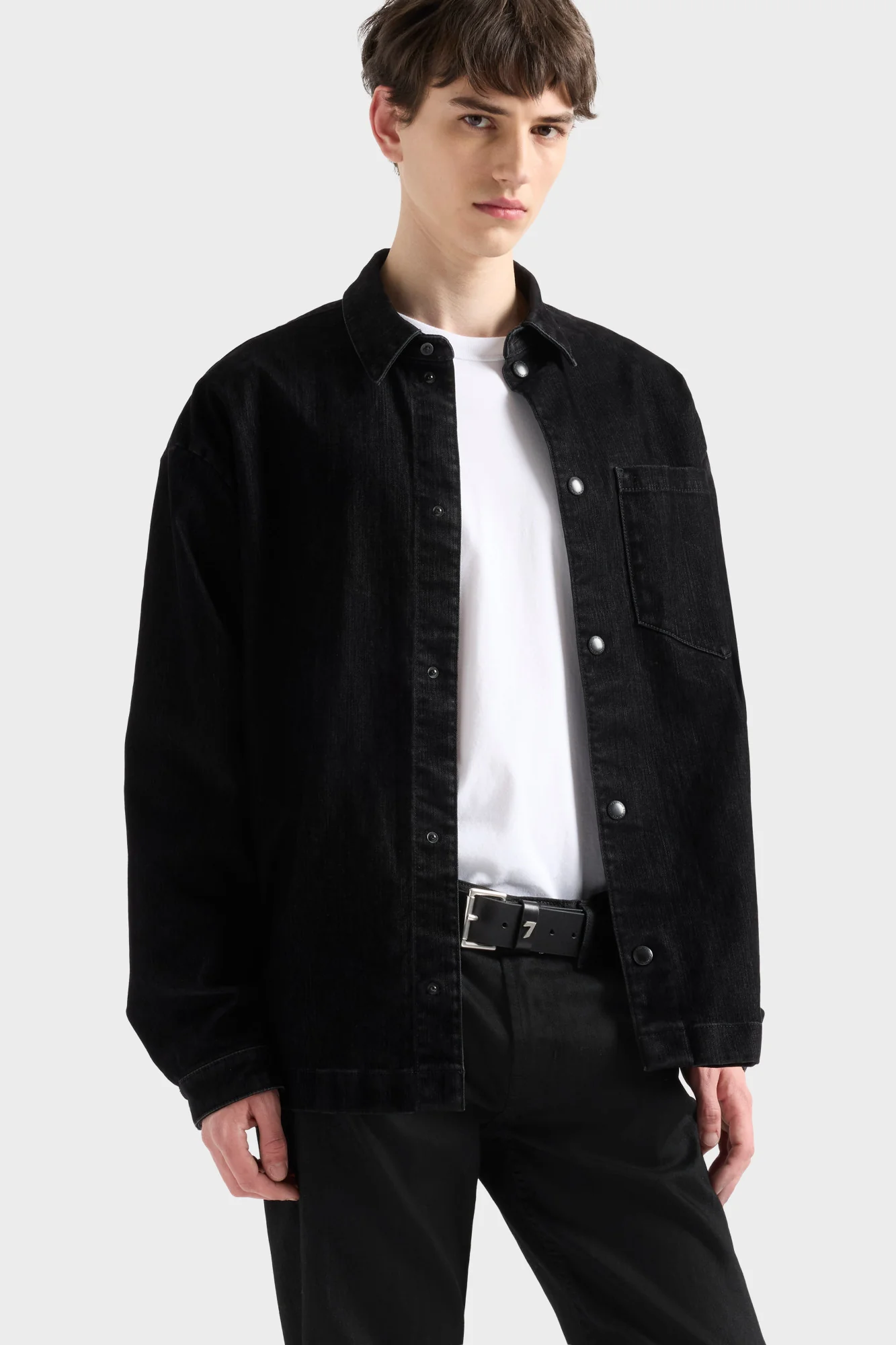 OVERSHIRT in Flock Denim Lava Rocks - Image 3
