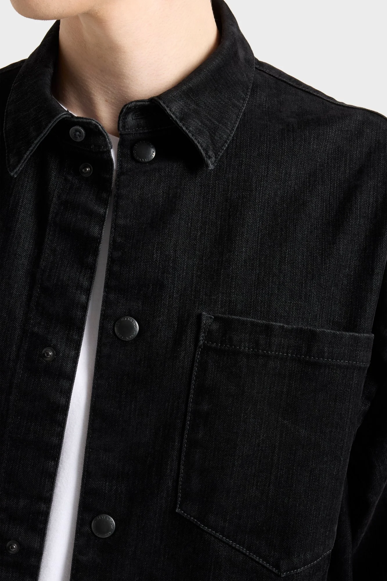 OVERSHIRT in Flock Denim Lava Rocks - Image 4