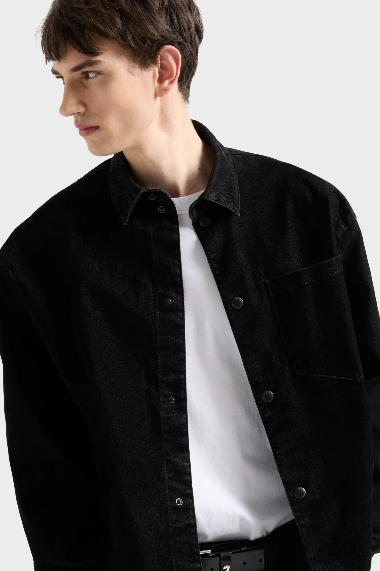 OVERSHIRT in Flock Denim Lava Rocks - Image 6