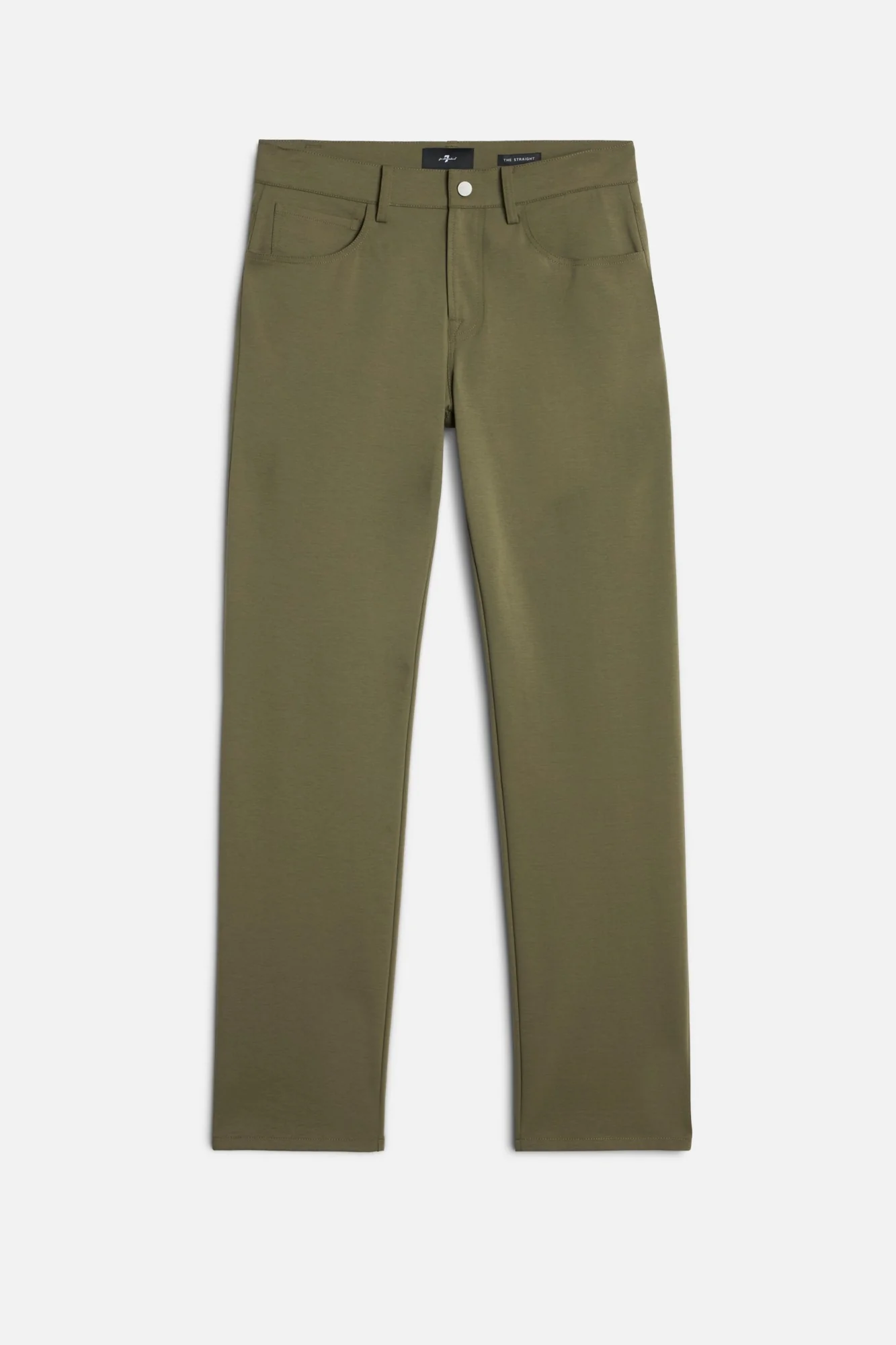 Luxe Performance Knit The Straight In Army