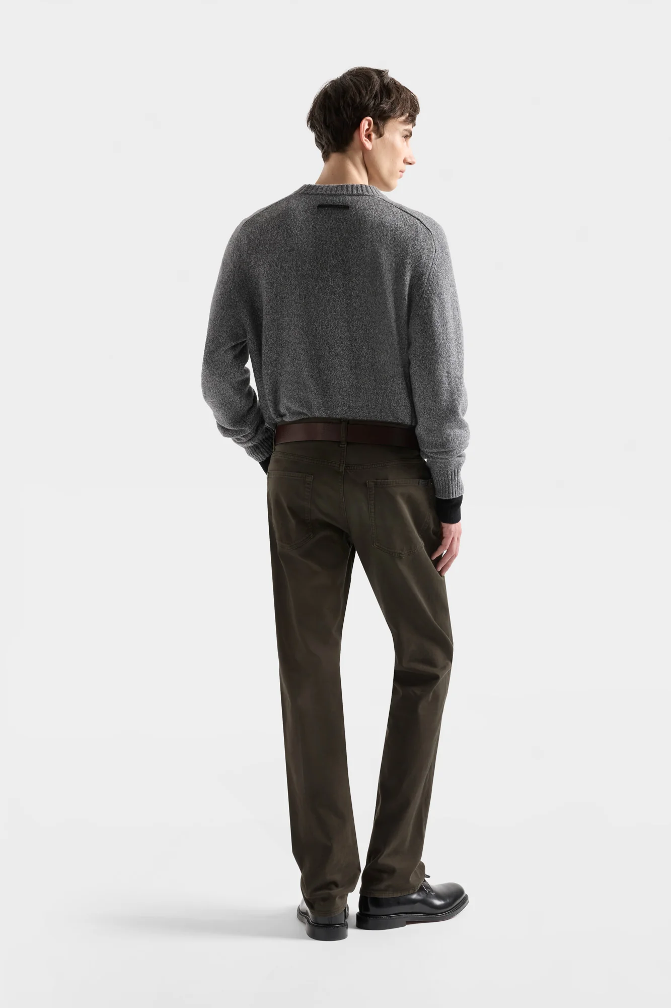 THE STRAIGHT in Luxe Performance Sateen Thicket - Image 5