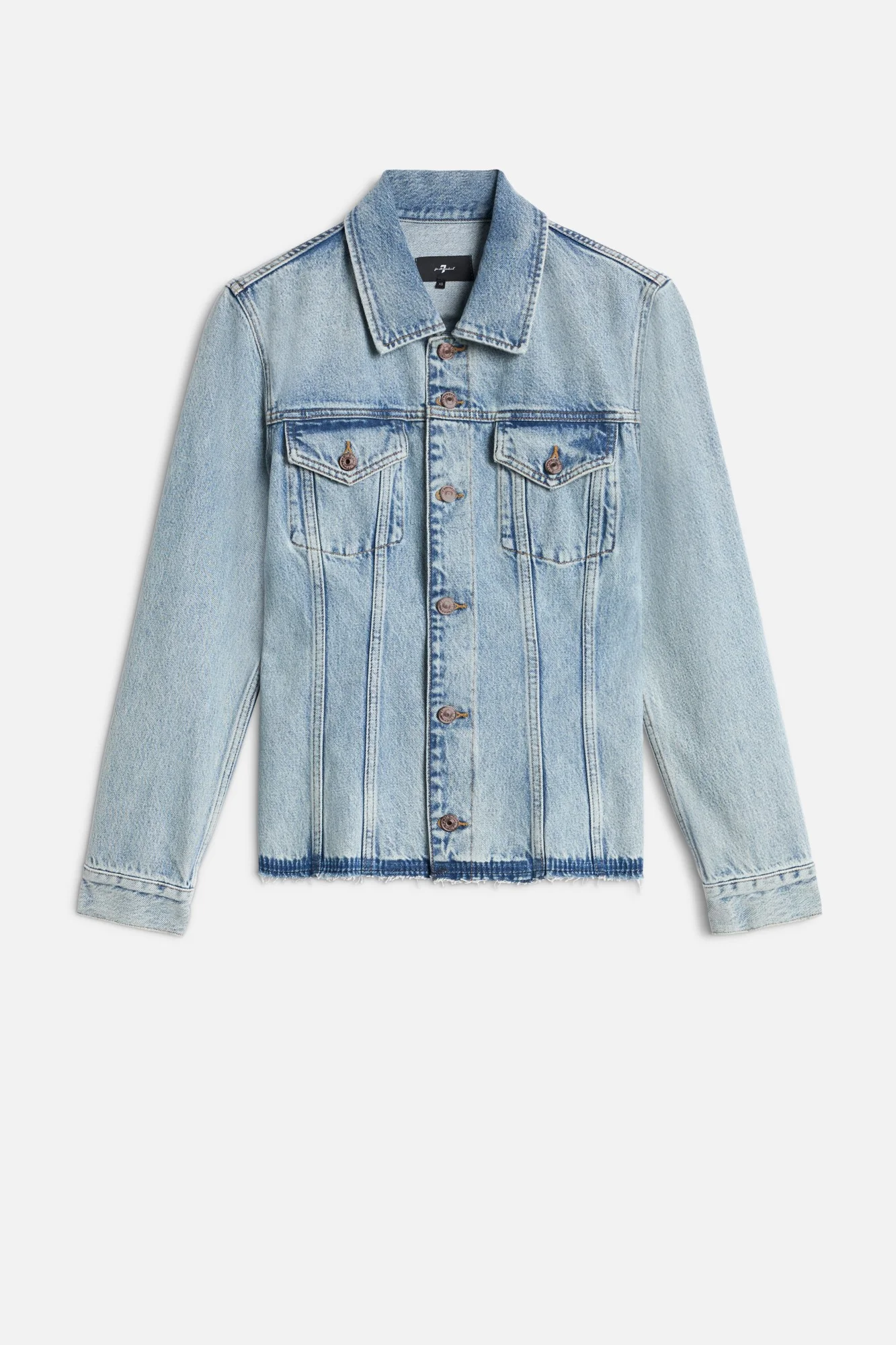 CINCHED TRUCKER JACKET in MANKIND Blue Erosion