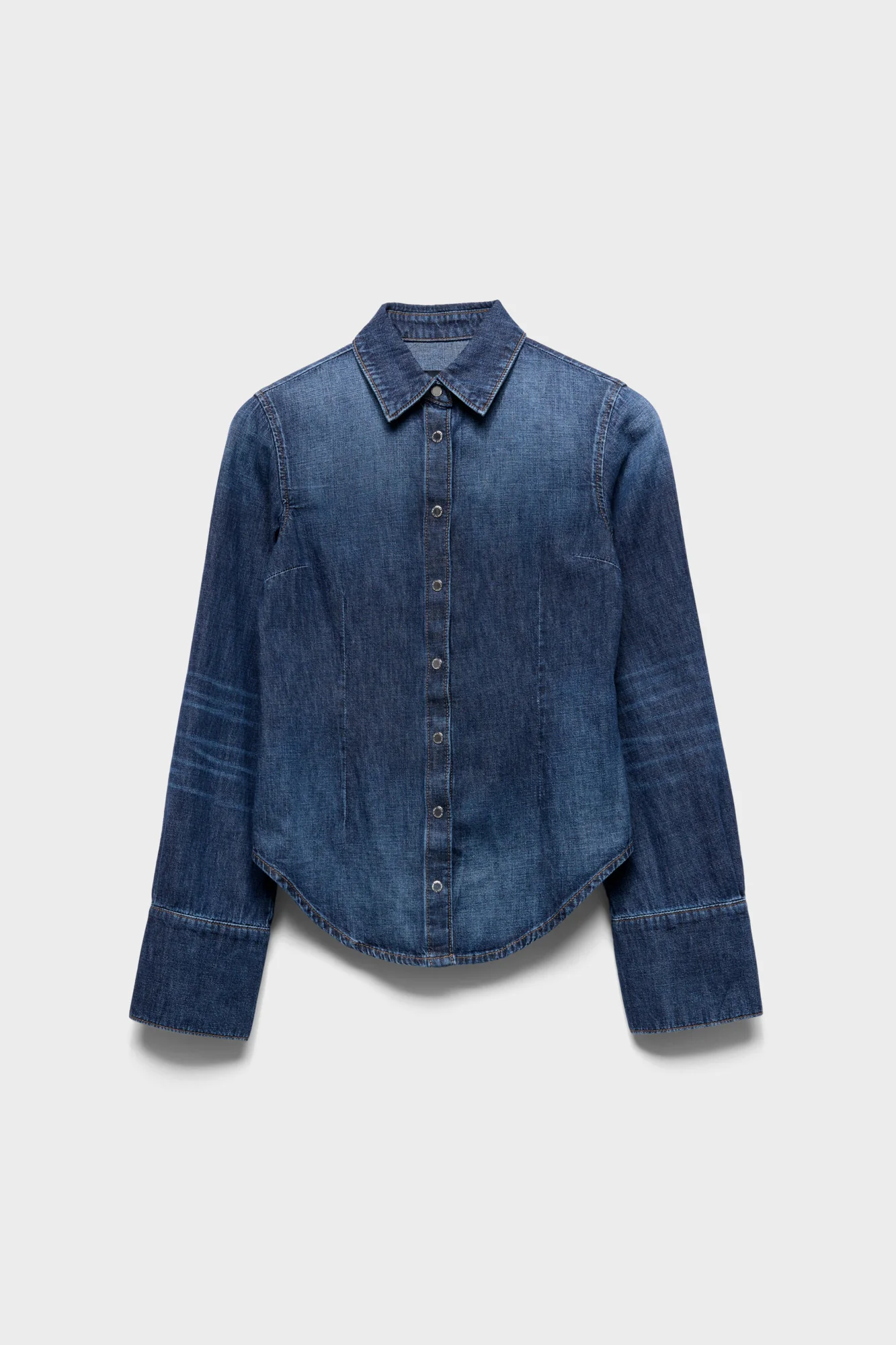 CLEAR SHIRT in Denim Rainfall