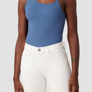 Mock Neck Cut Out Tank