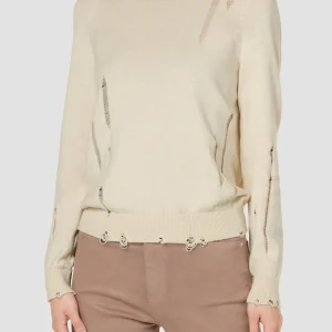 Long Sleeve Twist Back Sweater