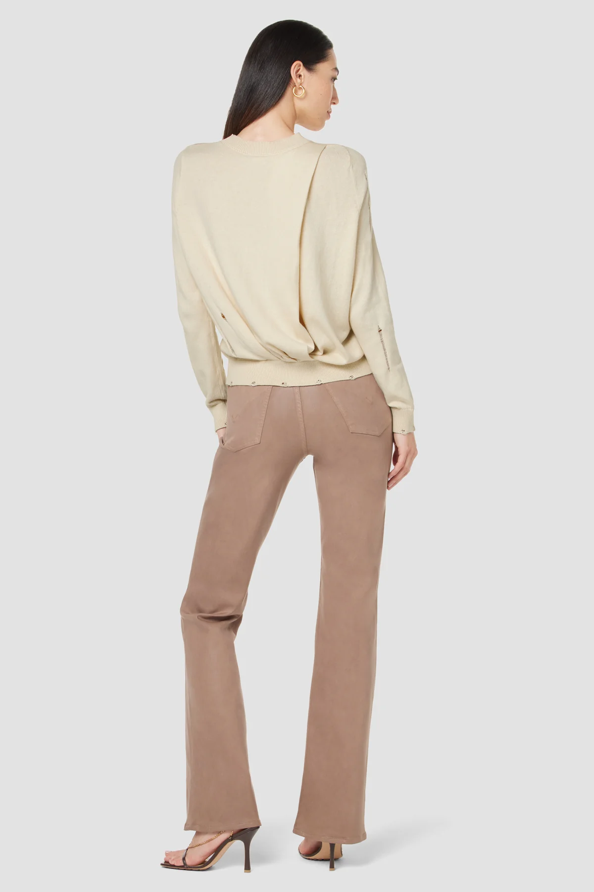 Long Sleeve Twist Back Sweater - Image 6