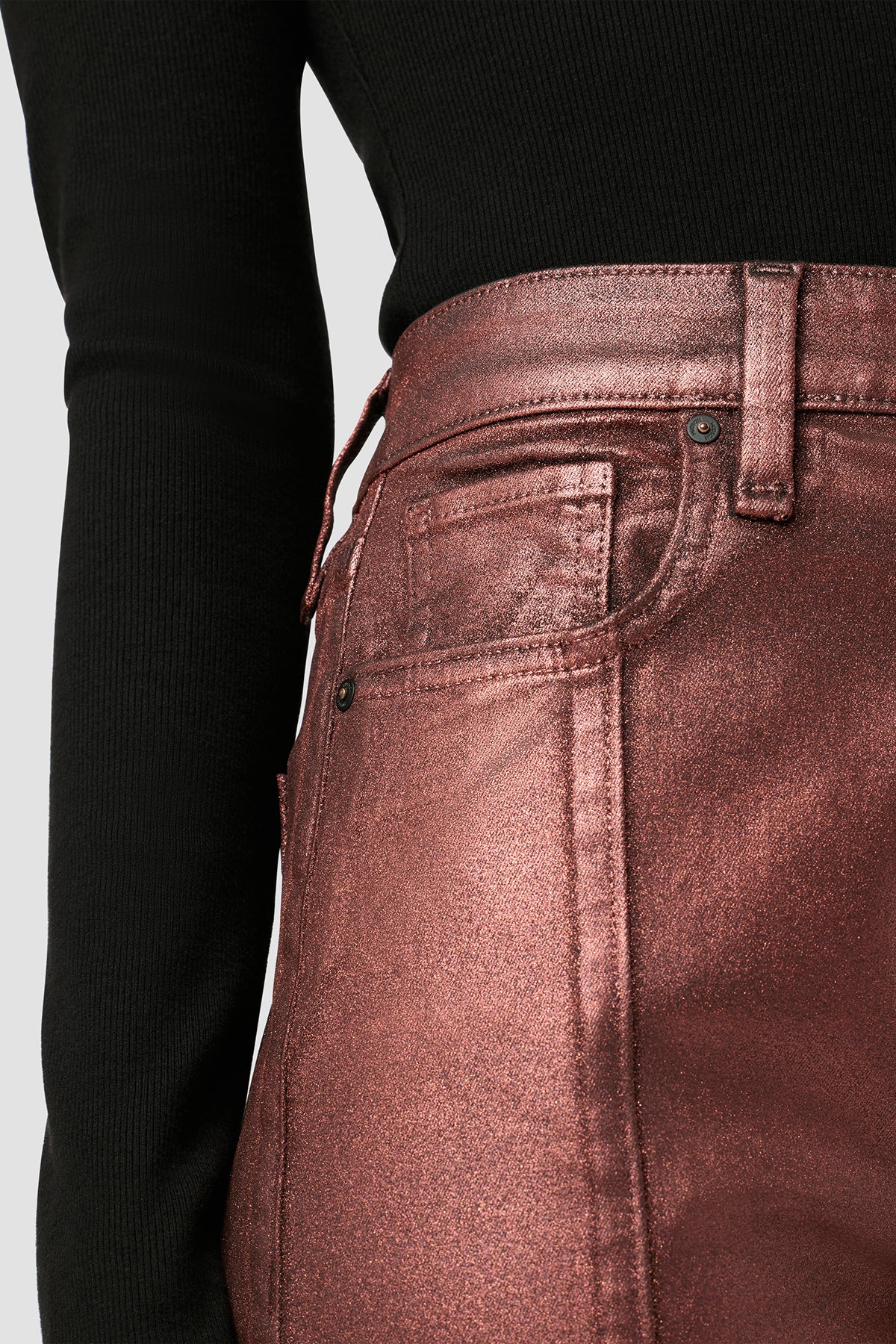 Harlow Ultra High-Rise Cigarette Jean w/ Slit Hem - Image 4