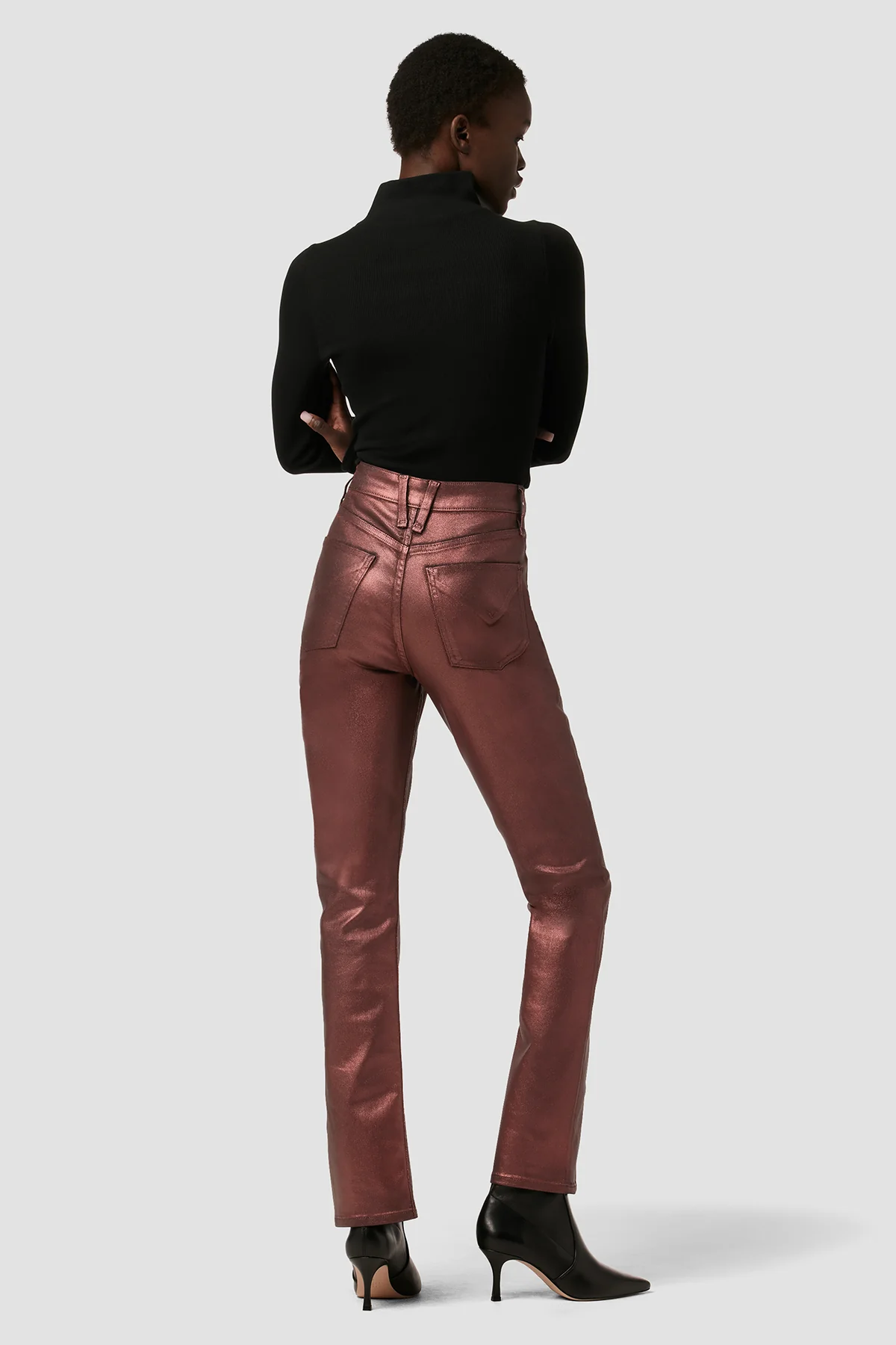 Harlow Ultra High-Rise Cigarette Jean w/ Slit Hem - Image 7