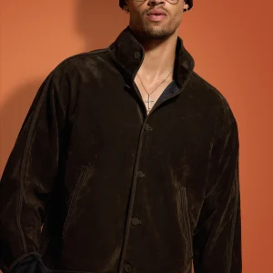 Faux Suede Jacket