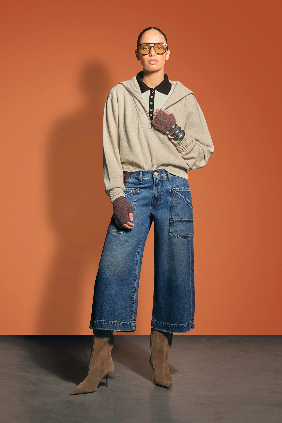 Noa Patch Pocket Relaxed Gaucho - Image 2