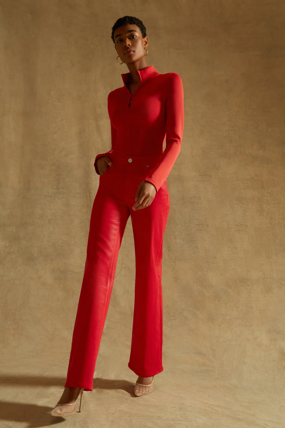 Long Sleeve Hook & Eye Bodysuit - Image 9