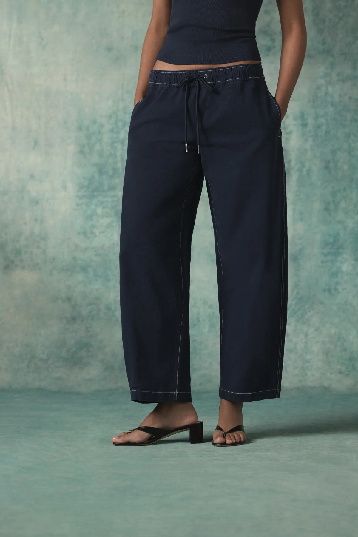 Drawstring Barrel Pant - Image 2
