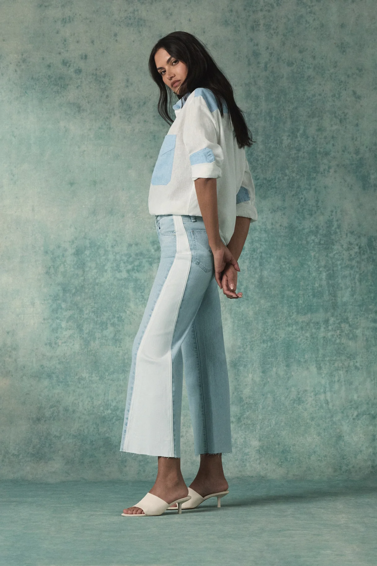 Rosie Seamed Wide Leg Ankle - Image 3