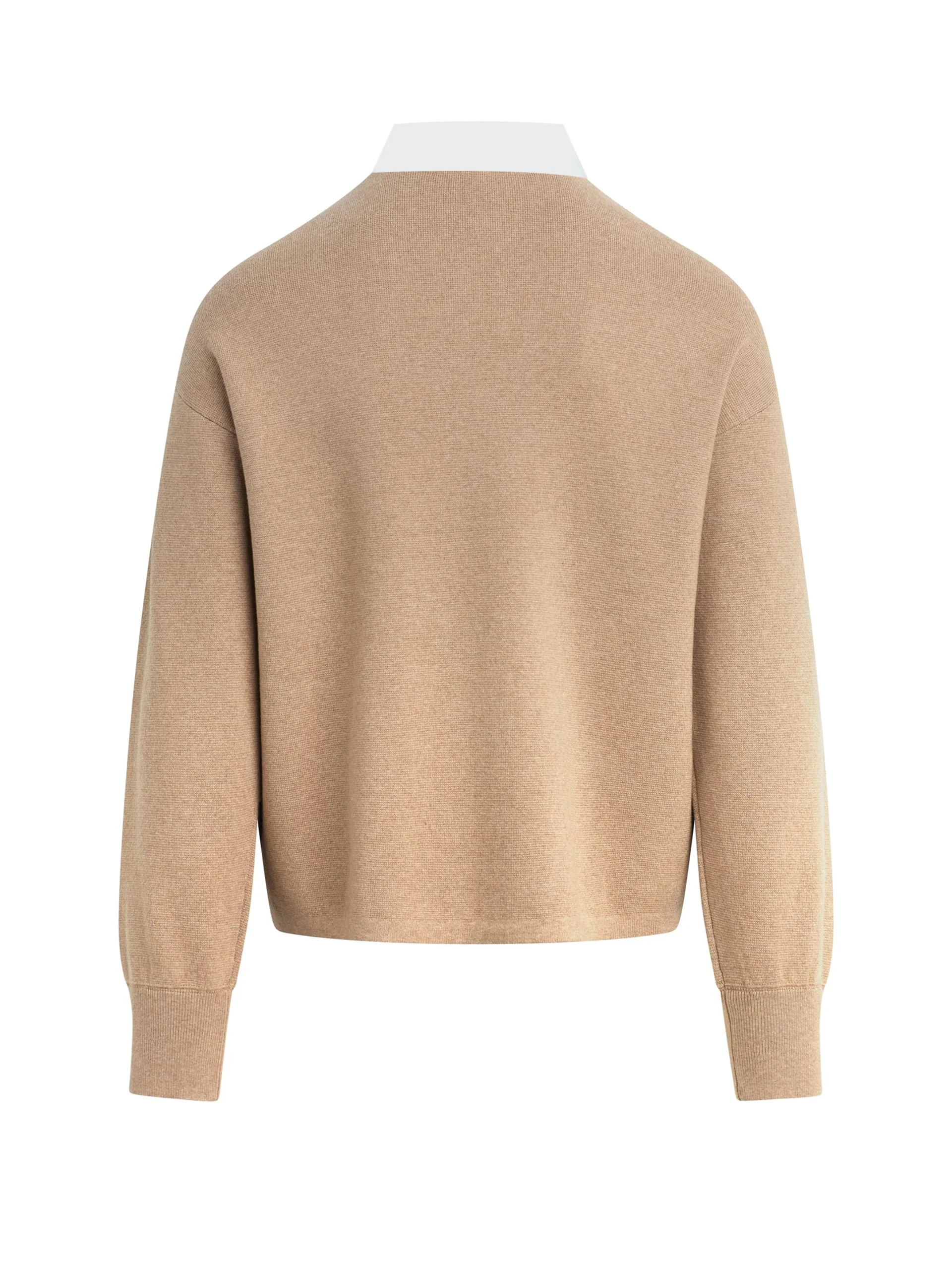 Long Sleeve Contrast Polo - Image 10