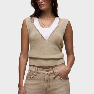 Layered Sweater Tank