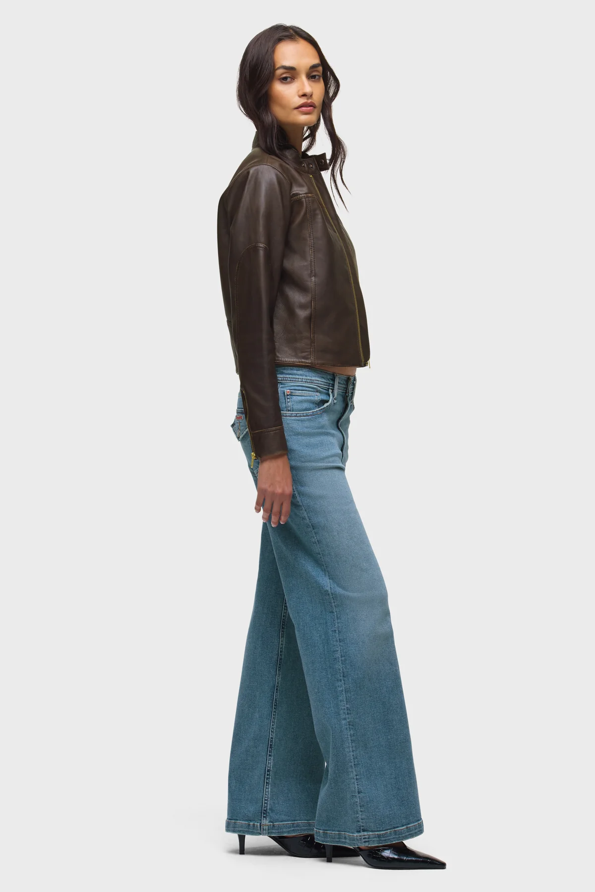 Leather Moto Jacket - Image 6