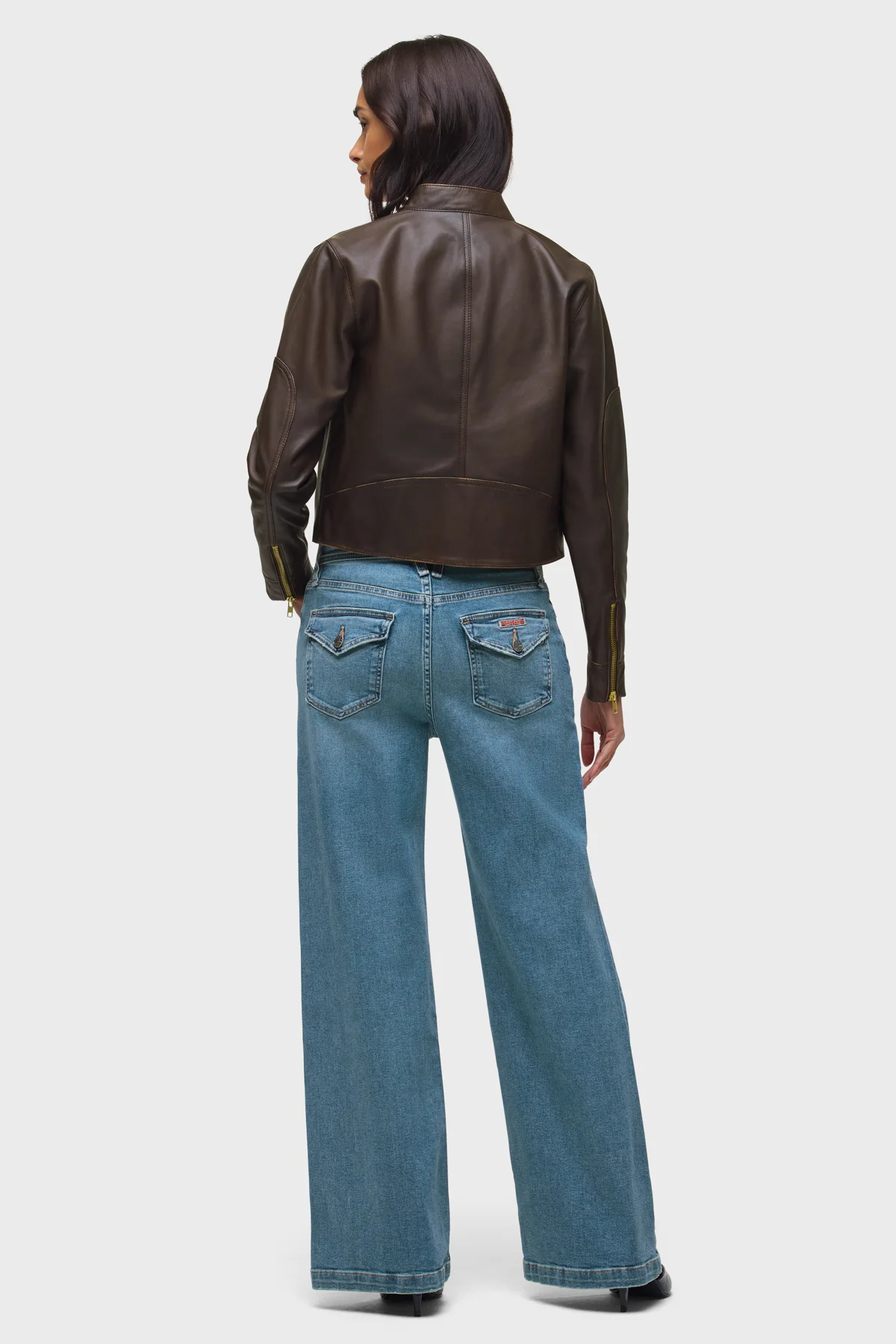 Leather Moto Jacket - Image 7