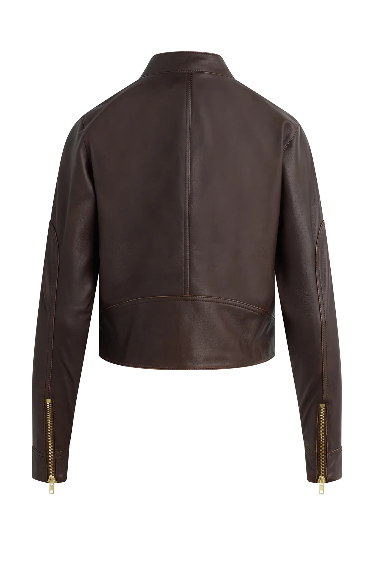 Leather Moto Jacket - Image 9