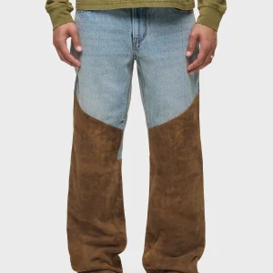 Denim Suede Work Pant