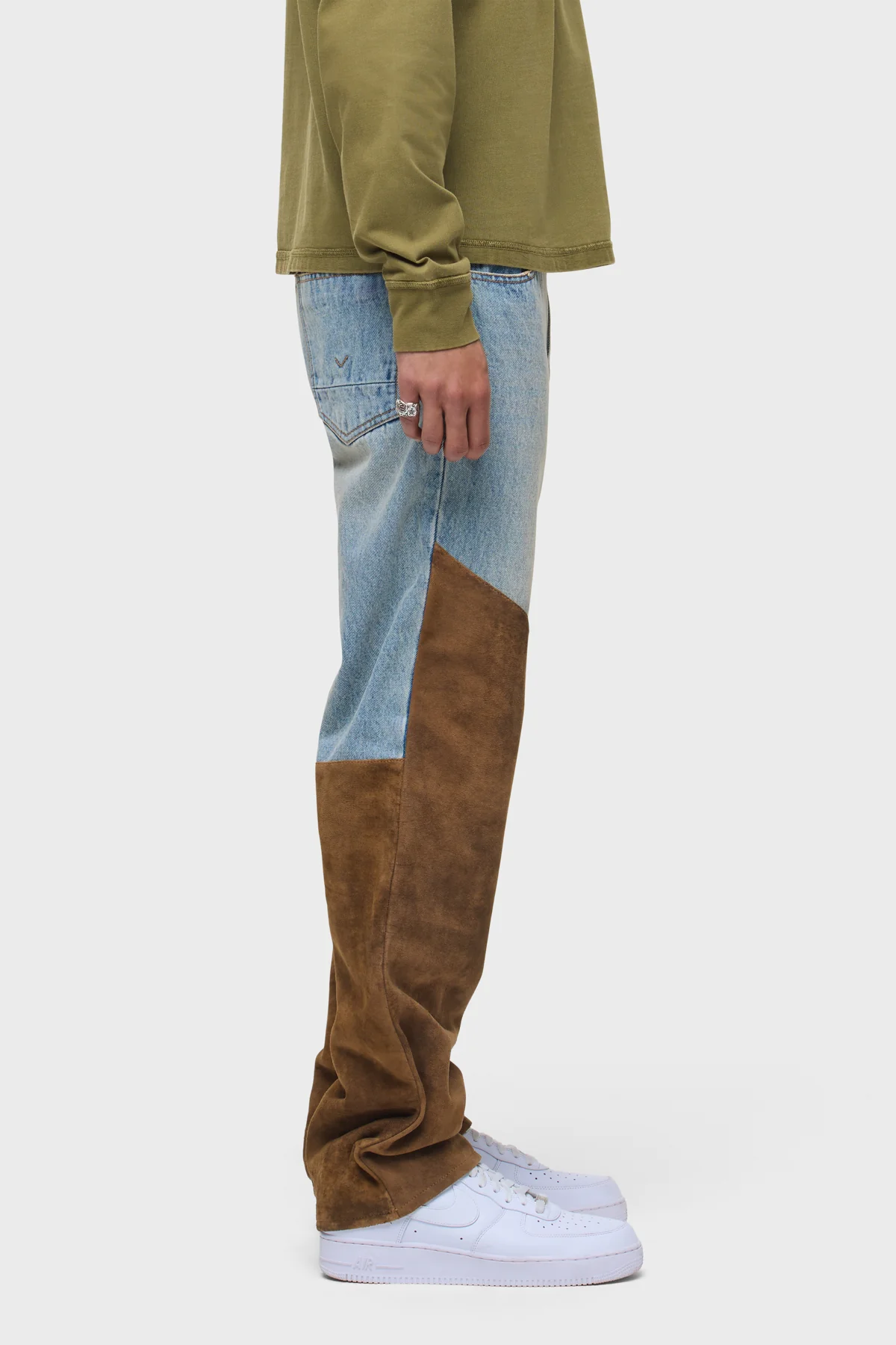 Denim Suede Work Pant - Image 3