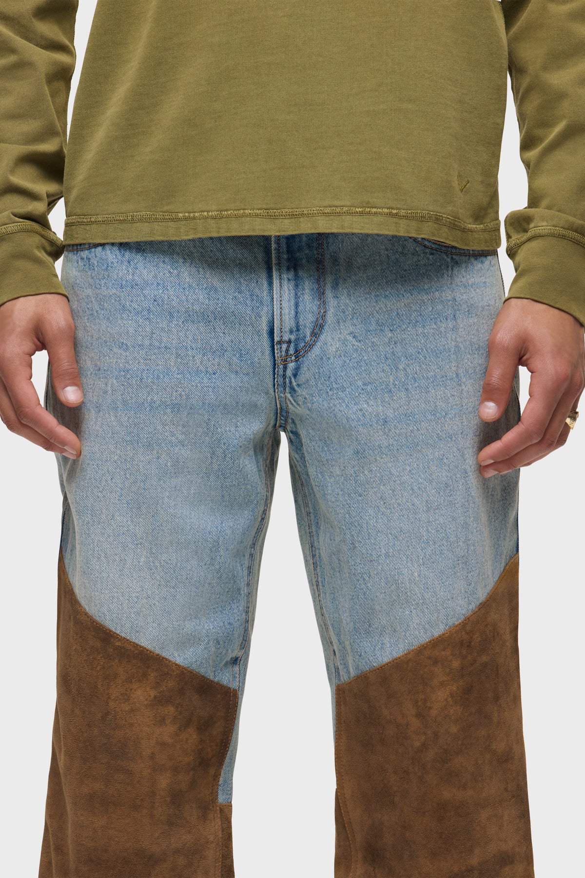 Denim Suede Work Pant - Image 4