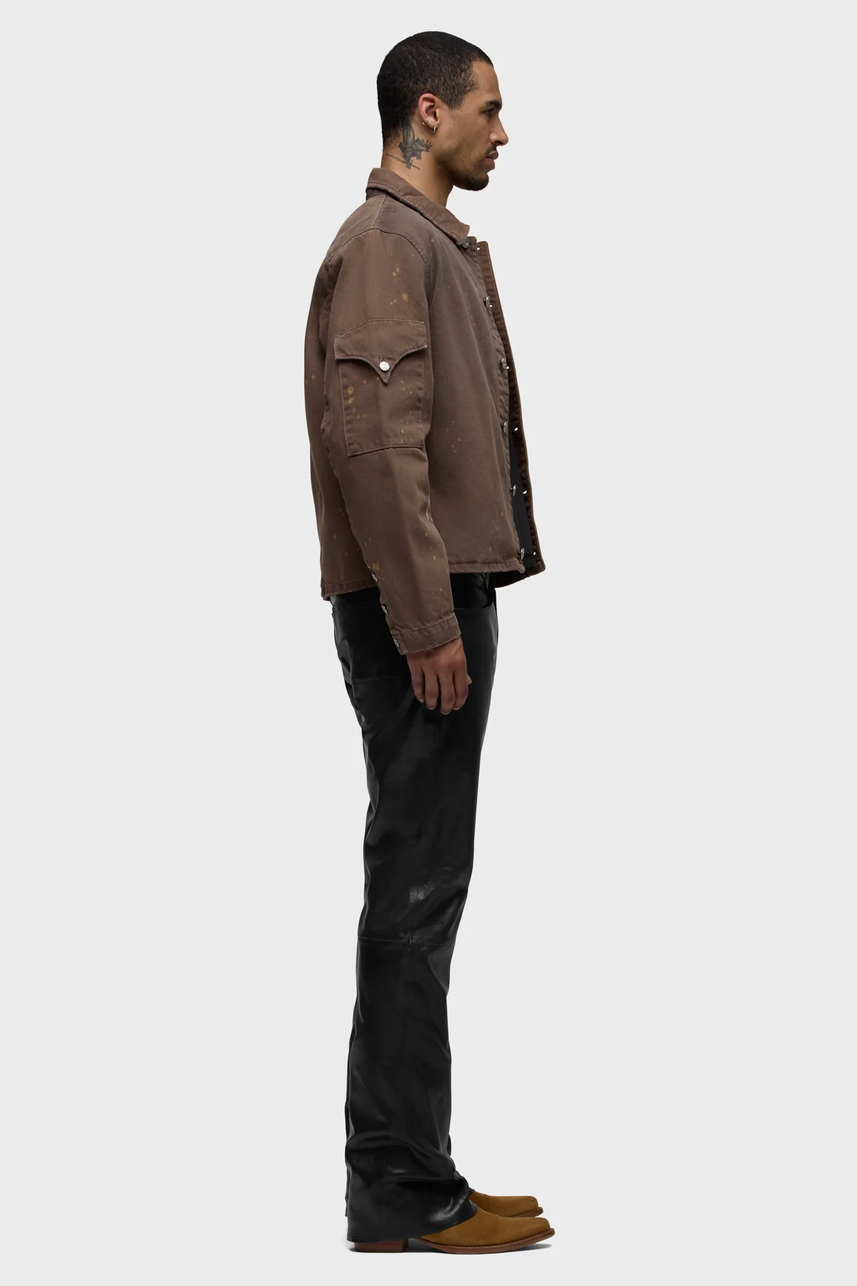 Walker Leather Kick Flare - Image 7