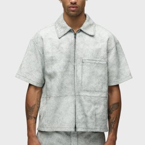 Short Sleeve Zip Shirt