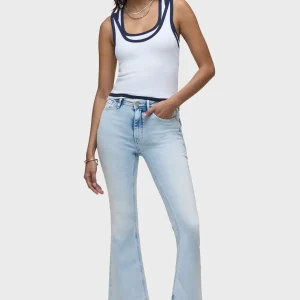 Barbara Flap Pocket Bootcut Crop