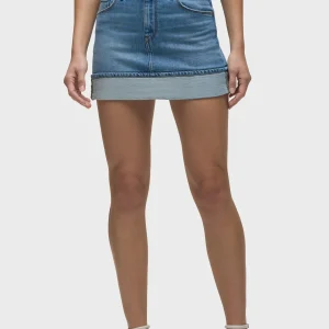 Cuff Mini Skirt